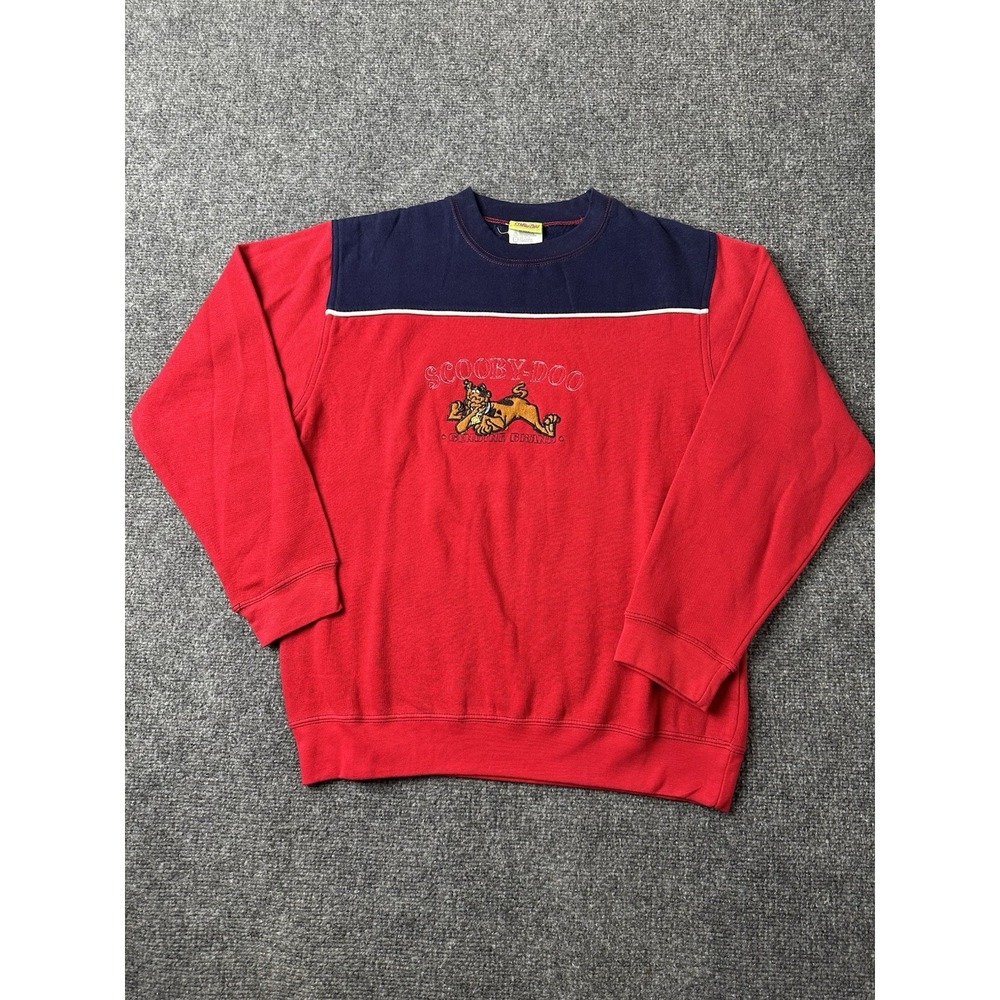 Mens Scooby Doo Red Cartoon Network Sweatshirt, Size 14/16 Years
